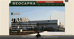 Desktop Screenshot of beocapra.rs